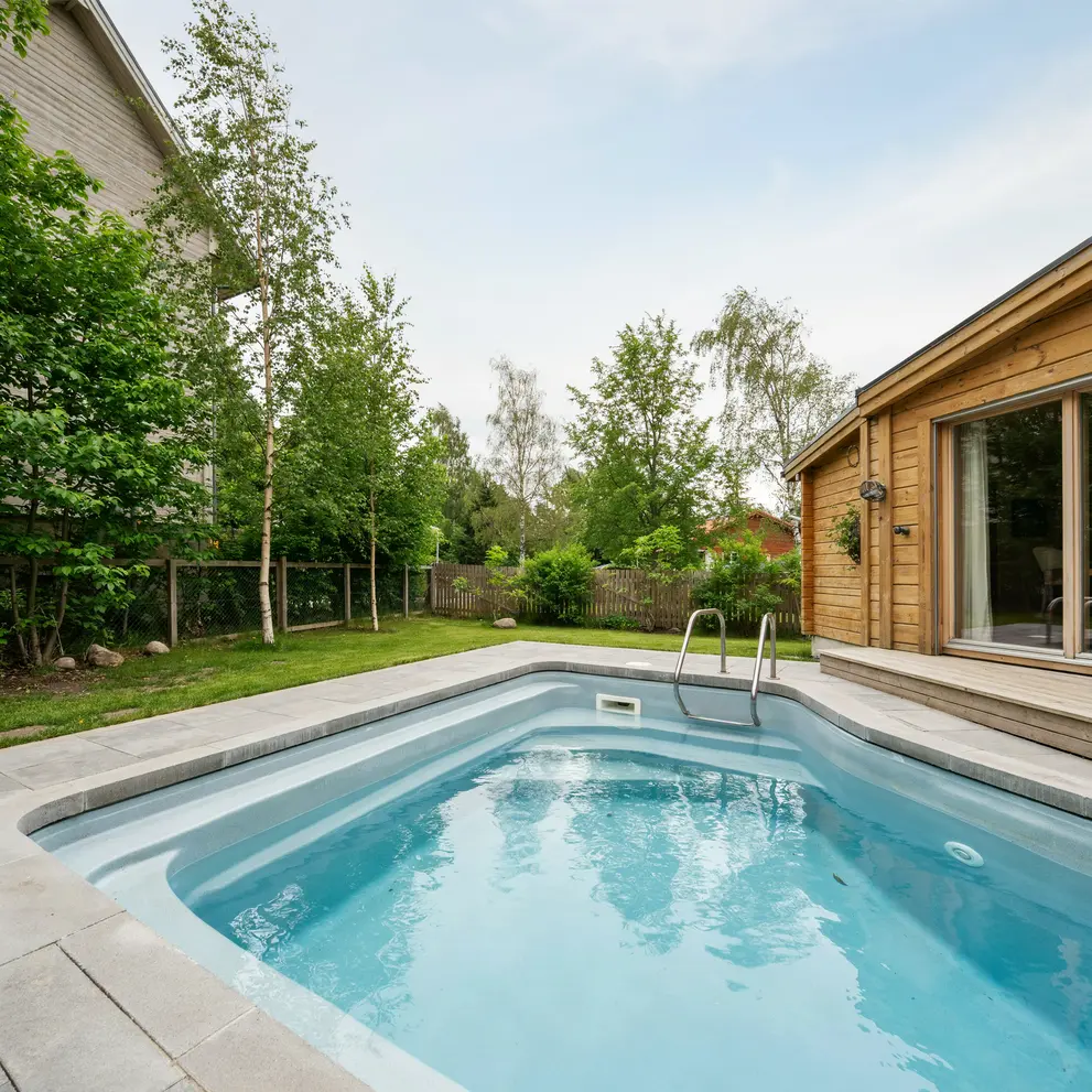 bygga pool sodertalje stockholm